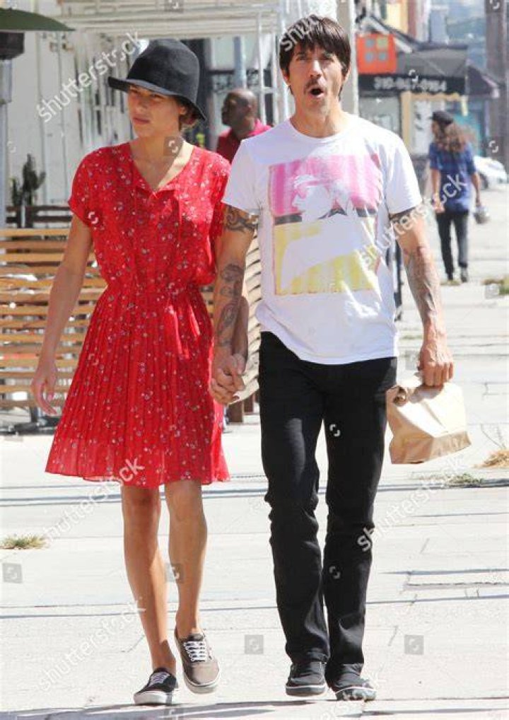 Anthony Kiedis & Helena Vestergaard Out With His Son Everly Celeb