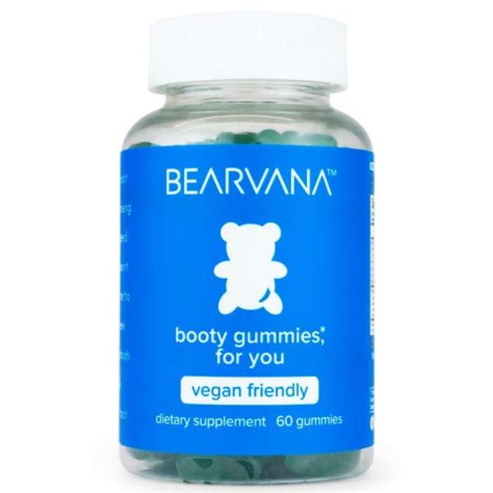 BEARVANA Booty Enhancing Gummy Supplement Bigger Butt Workout Support