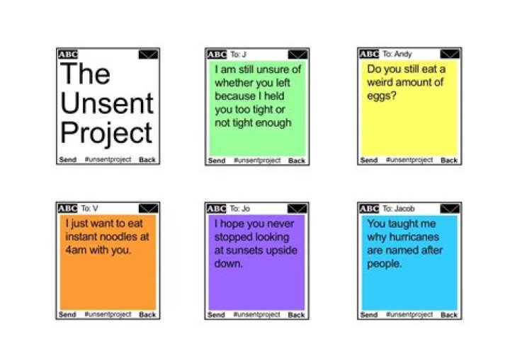 The Unsent Project &mdash; Rora Blue